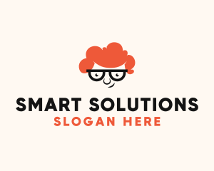 Smart Geek Guy logo design