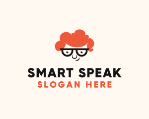 Smart Geek Guy logo design