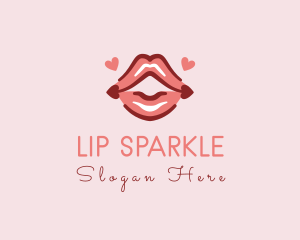 Sexy Lips Kiss logo design