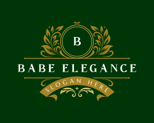 Elegant Organic Boutique logo design