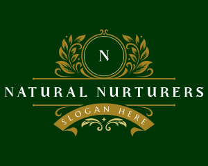 Elegant Organic Boutique logo design