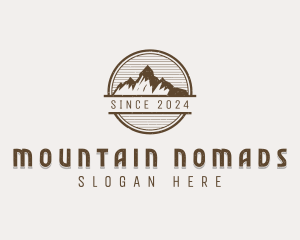 Mountain Alpine Trekking logo design