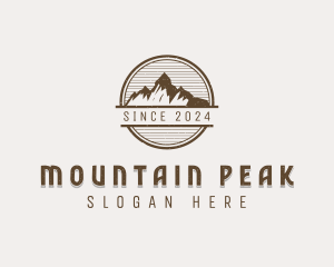 Mountain Alpine Trekking logo design