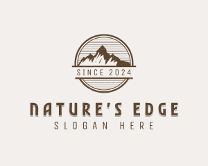 Mountain Alpine Trekking logo design