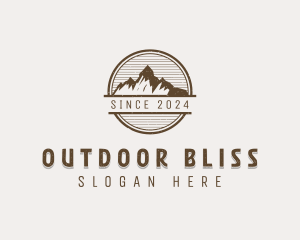 Mountain Alpine Trekking logo design