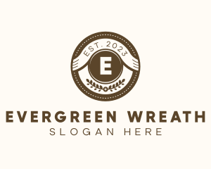 Generic Wreath Curtain logo design