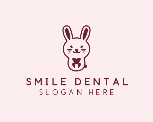 Bunny Tooth Dentist logo design