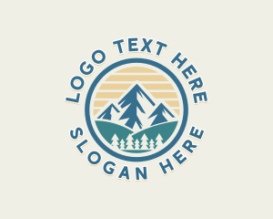 Travel Hiking Mountain logo