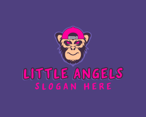 Street Monkey Punk logo design