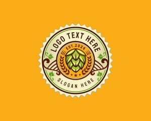 Hop Distillery Brewery Logo