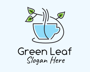 Minimalist Herbal Tea  logo design