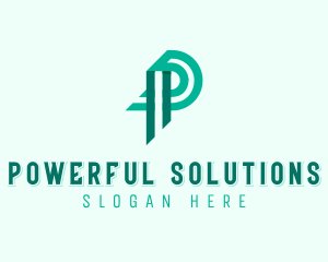 Professional Agency Letter P logo design