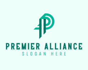 Professional Agency Letter P logo design