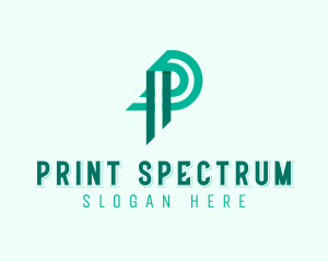 Professional Agency Letter P logo design