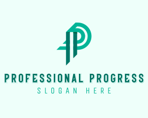 Professional Agency Letter P logo design