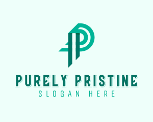 Professional Agency Letter P logo design