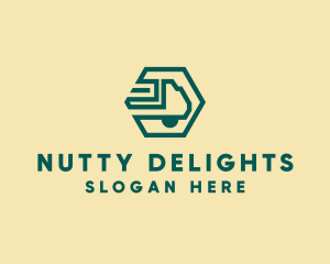 Modern Cargo Transport Truck logo design