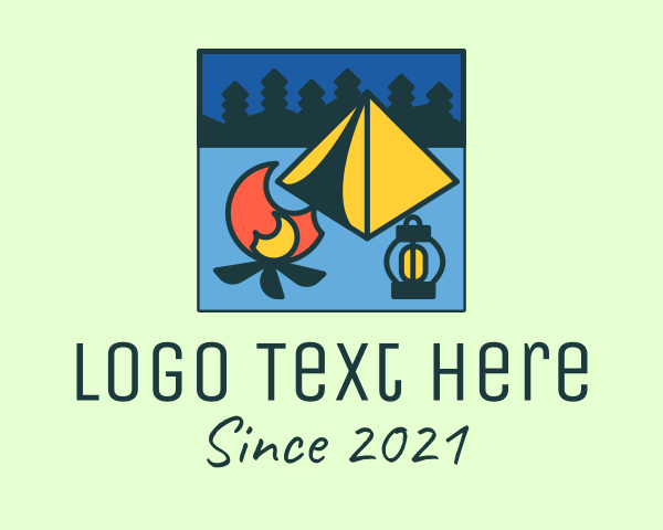 Campfire logo example 4