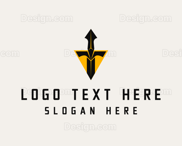 Gaming Knight Sword Logo