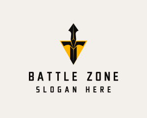 Gaming Knight Sword logo design