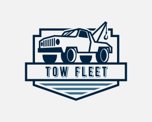 Transport Trucking Cargo logo design