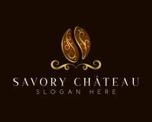 Luxury Coffee Bean logo design