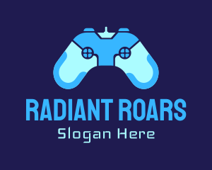 Blue Game Controller Logo