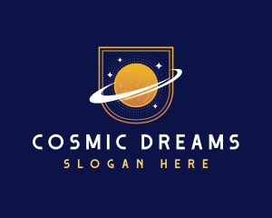 Cosmic Planet Space logo design