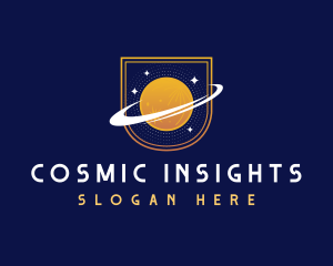 Cosmic Planet Space logo design