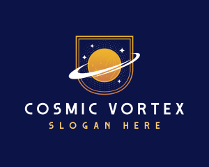 Cosmic Planet Space logo design