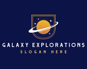 Cosmic Planet Space logo design