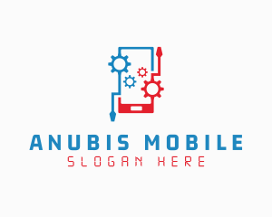 Cog Mobile Repair logo design