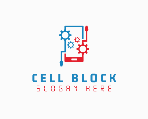 Cog Mobile Repair logo design