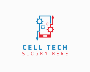 Cog Mobile Repair logo design