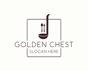 Cooking Utensils Restaurant logo design