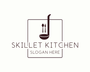 Cooking Utensils Restaurant logo design