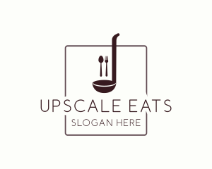 Cooking Utensils Restaurant logo design