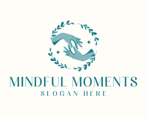 Floral Hands Relaxation logo