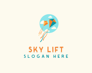 Sky Flying Kite logo design