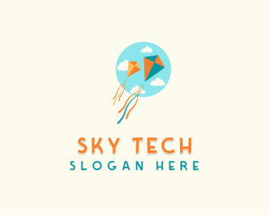 Sky Flying Kite logo design