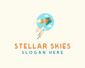 Sky Flying Kite logo design