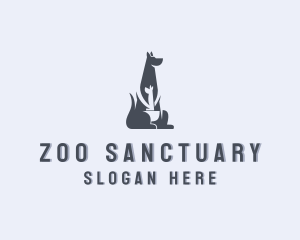 Kangaroo Safari Zoo logo design