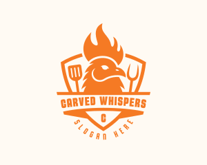 Chicken Barbecue Grill logo design