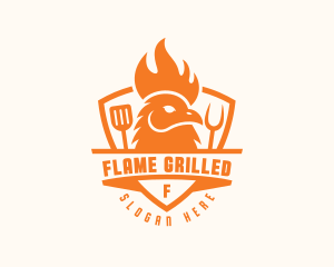 Chicken Barbecue Grill logo design