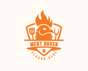 Chicken Barbecue Grill logo design