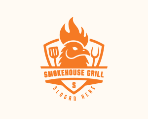 Chicken Barbecue Grill logo design