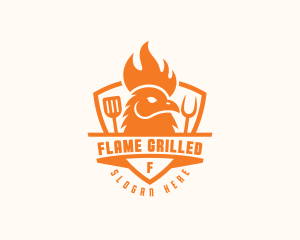 Chicken Barbecue Grill logo design