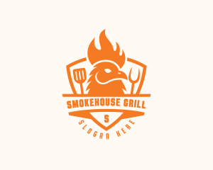 Chicken Barbecue Grill logo design