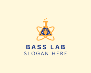 Flask Fork Laboratory logo design