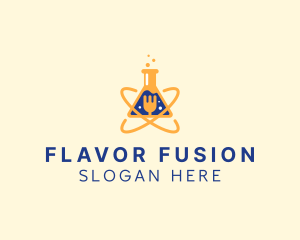 Flask Fork Laboratory logo design